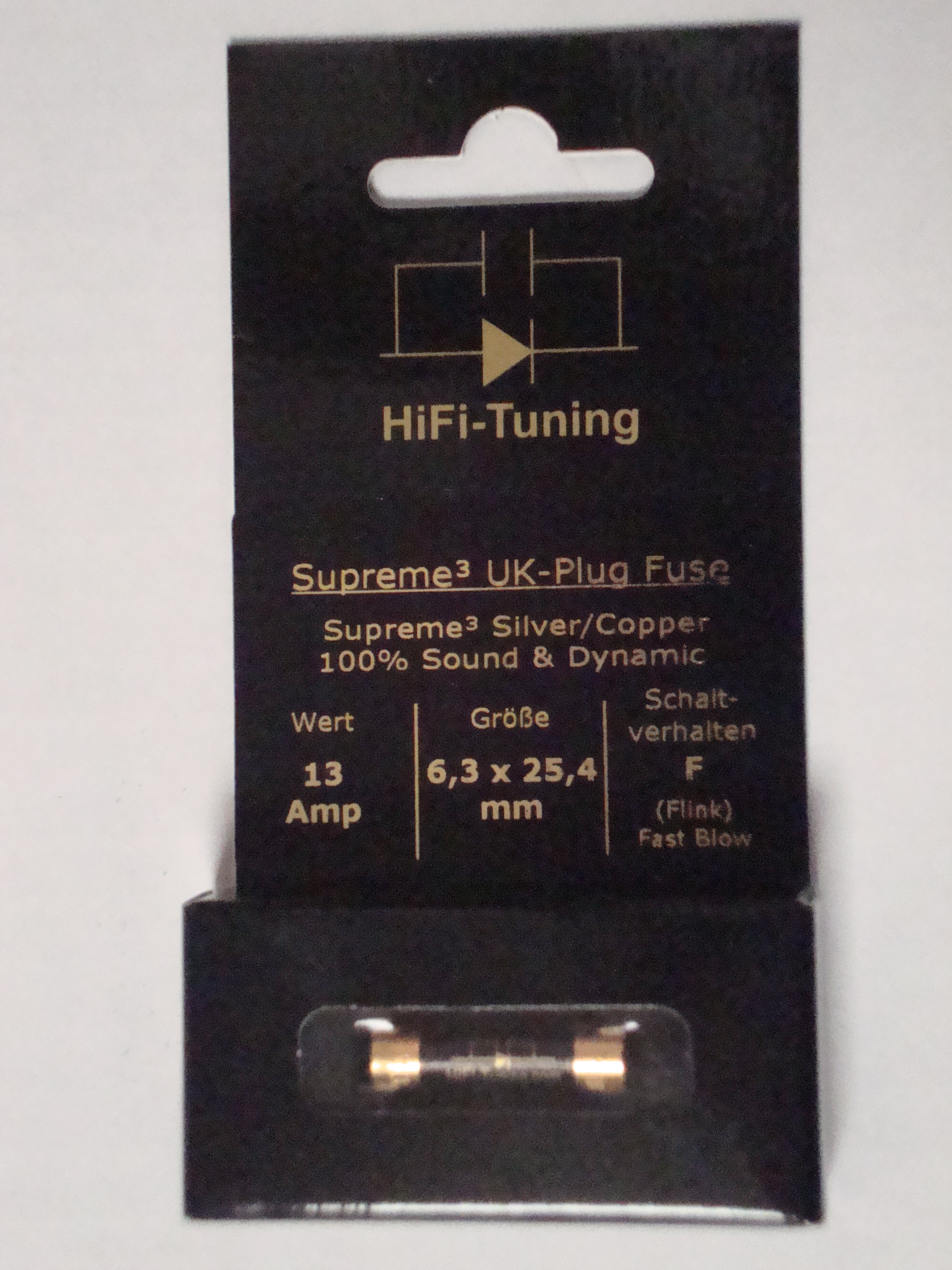 HiFi Tuning Supreme 3 13 Amp Silver/Copper UK Mains Fuse